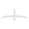 Ekena Millwork Bellingham Architectural Grade PVC Gable Bracket, 60"W x 20"H x 2"D x 4"F, 8/12 Pitch GBP060X20X0204BEL00 - alternate 3